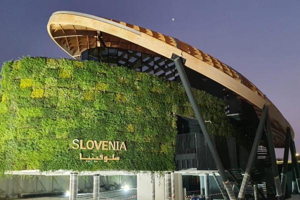 Slovenian pavilion at the World Expo in Dubai